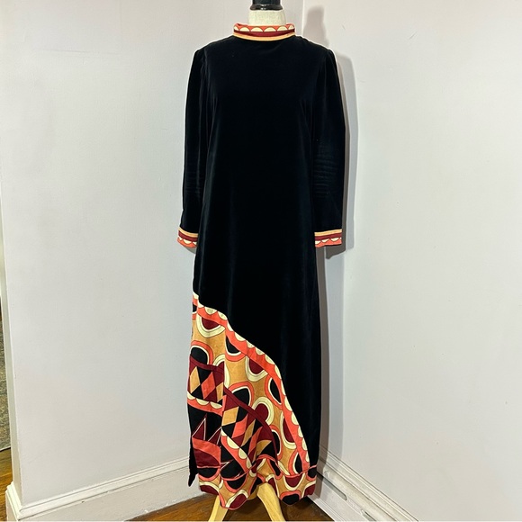 Paganne by Gene Berk Dresses & Skirts - 60s 70s Vintage Paganne Gene Berk Velvet Maxi